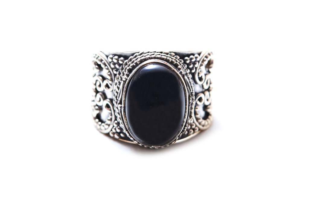 Raja Ring - Onyx