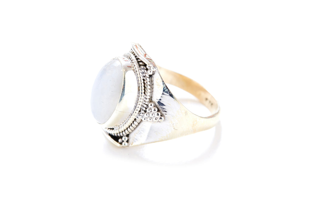 Charm Ring  - Moonstone