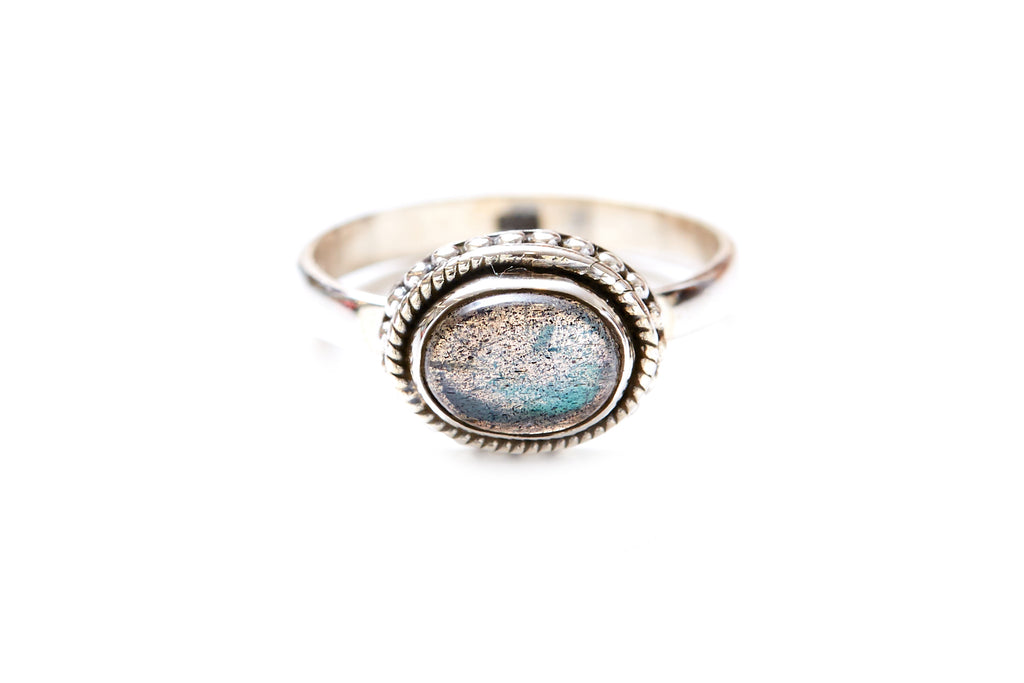 Labradorite Lover Ring - Ocean