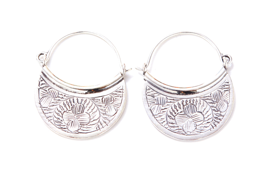Crescent Moon Earrings - Small