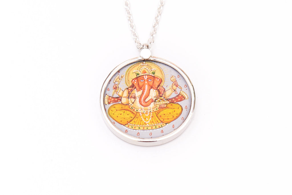 Ganesh Golden Pendant