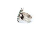 Afghani Flower Ring - Turquoise II