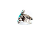 Afghani Flower Ring - Turquoise IV