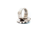 Afghani Flower Ring - Turquoise IV