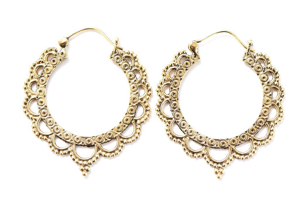 Brass Hoops