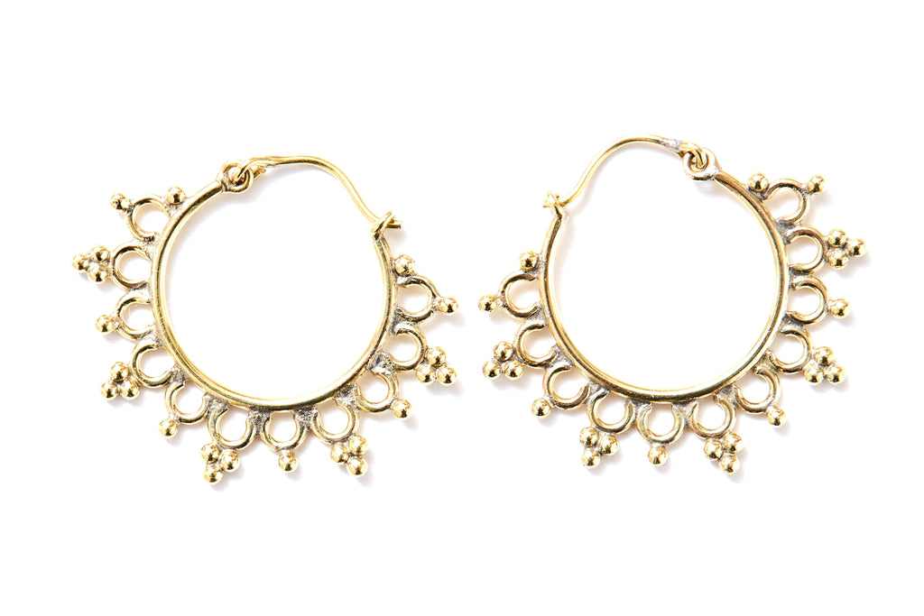 Brass Hoops