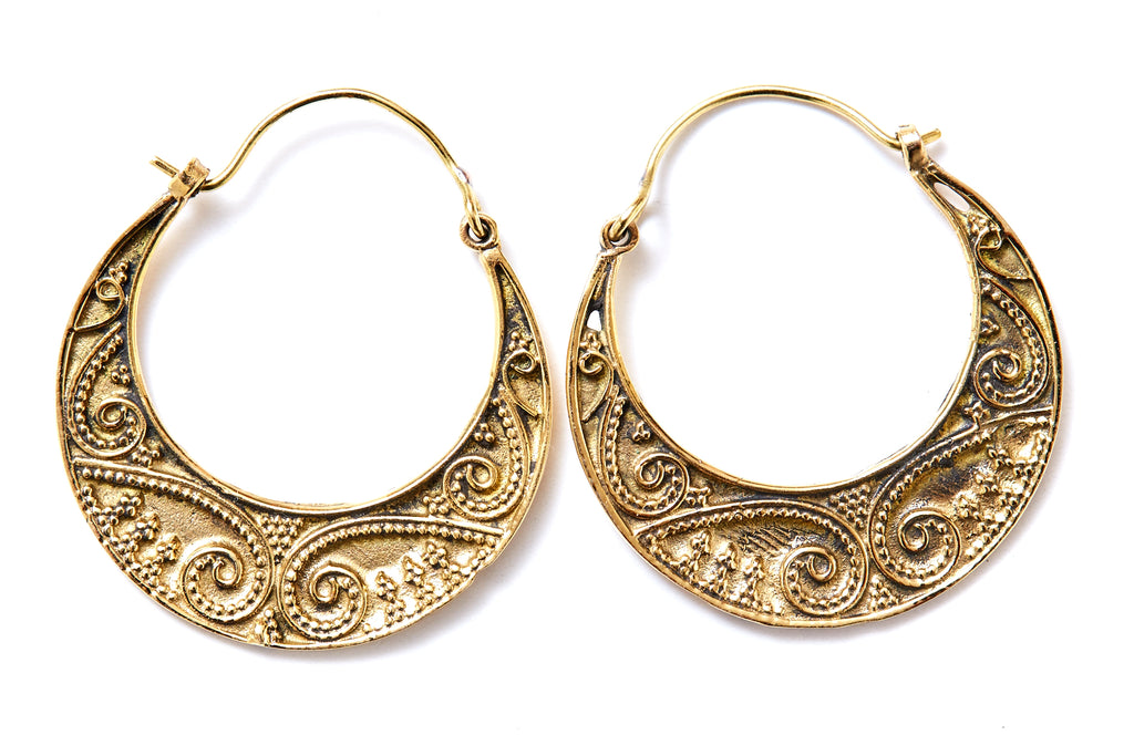 Brass Hoops