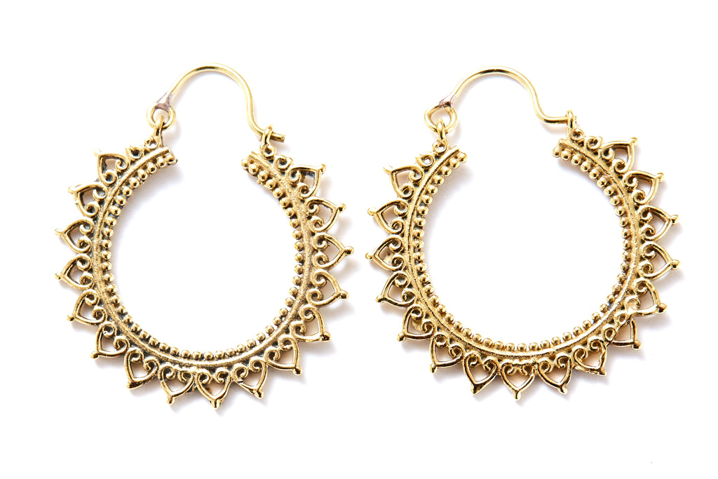 Brass Hoops