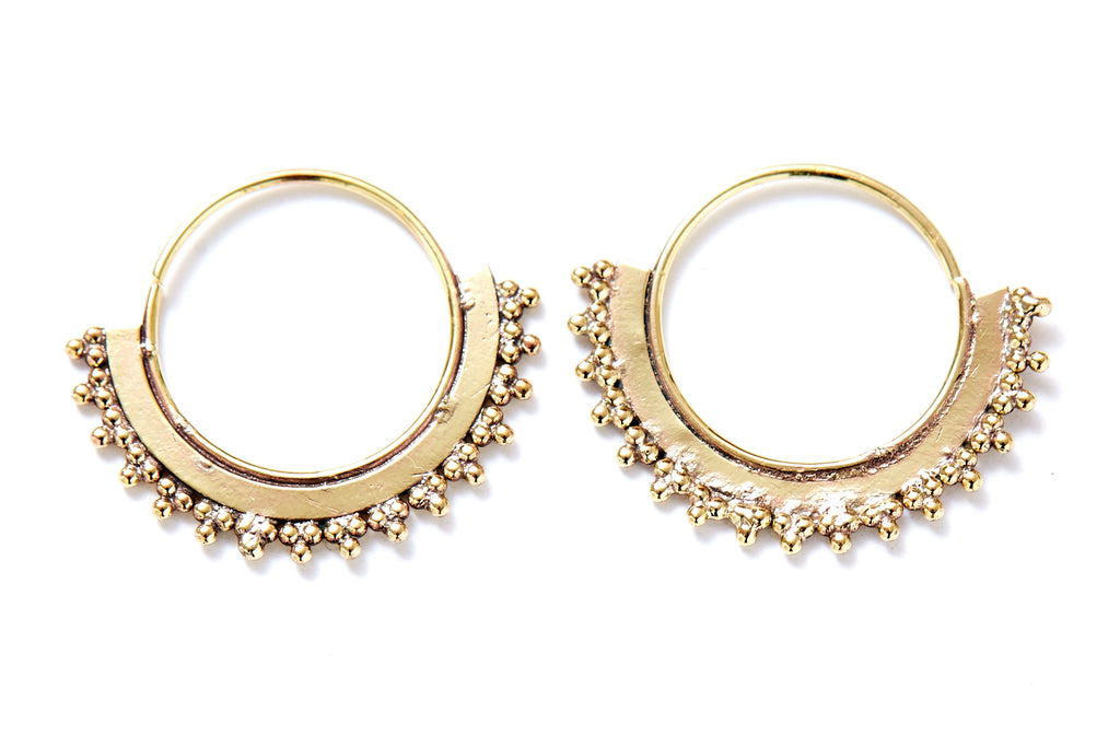 Brass Hoops