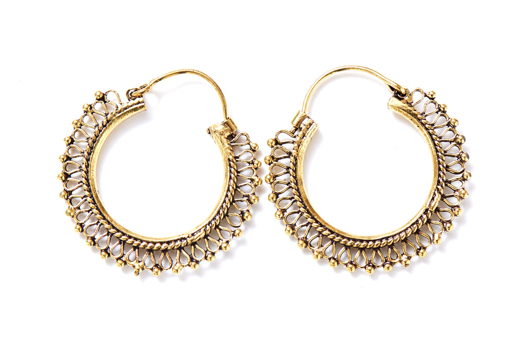 Brass Hoops