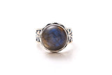 Stree Ring - Round Labradorite