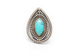 Fleur Ring- Turquoise