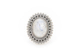 Floral Ring - Moonstone