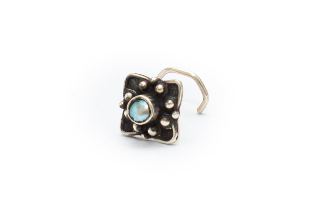 Fig Tree Nose Stud - Pearl